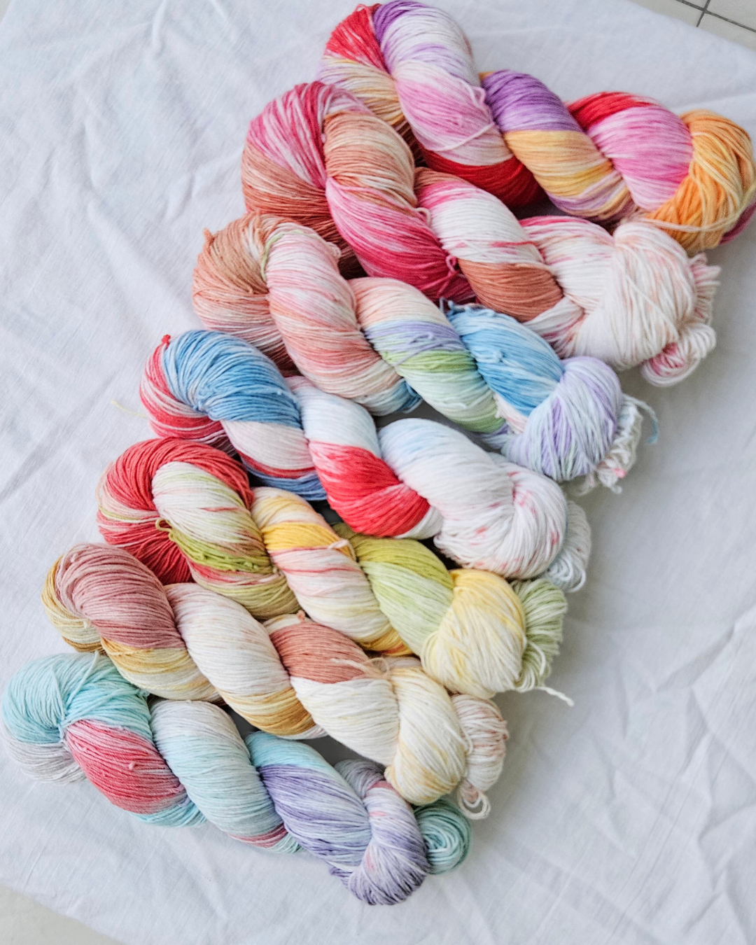 April - Hand Dyed Fingering Cotton