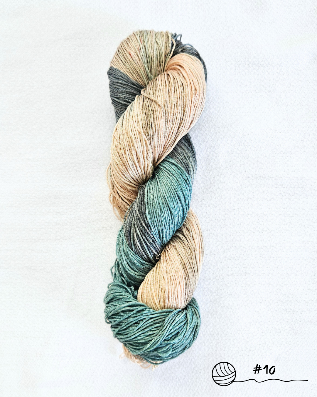 Aura - Hand Dyed Fingering Cotton