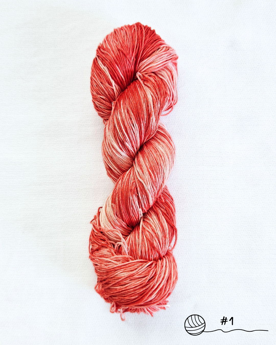 Aura - Hand Dyed Fingering Cotton