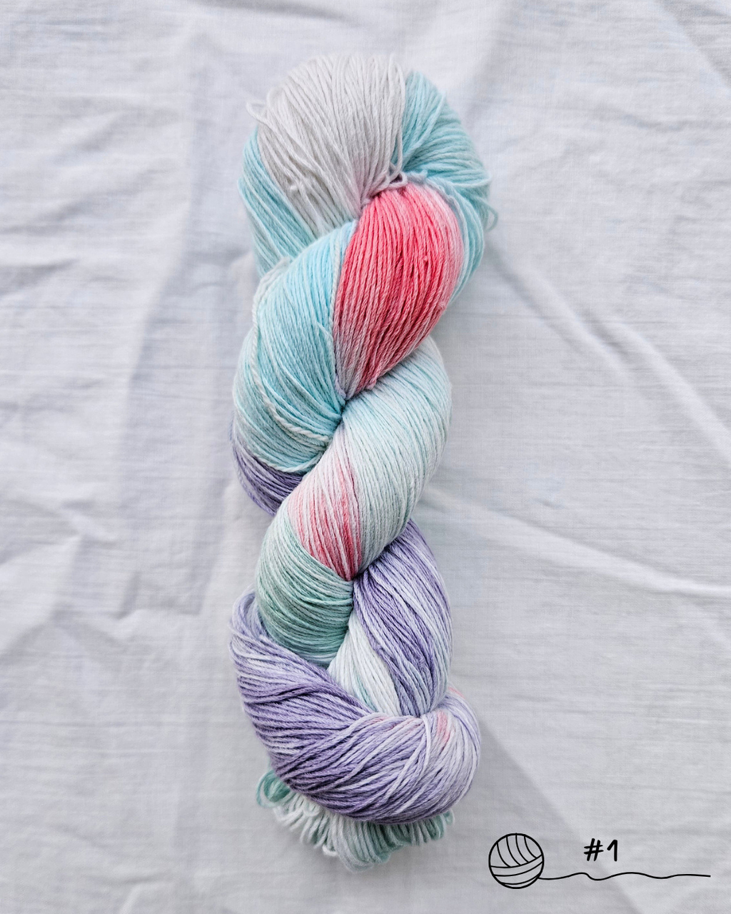 April - Hand Dyed Fingering Cotton