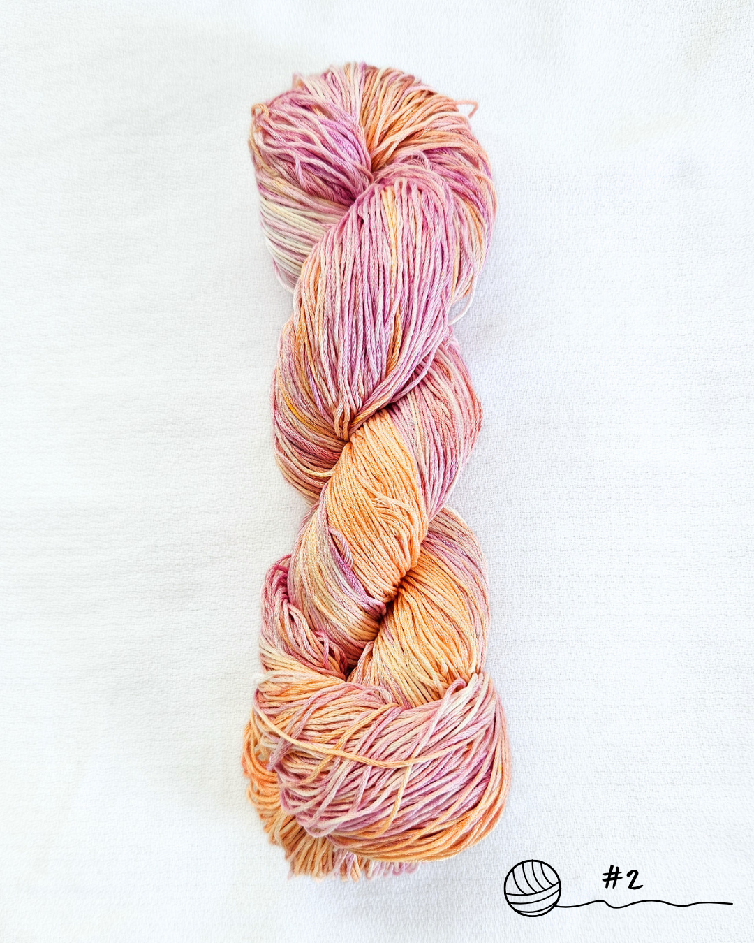 Aura - Hand Dyed Fingering Cotton