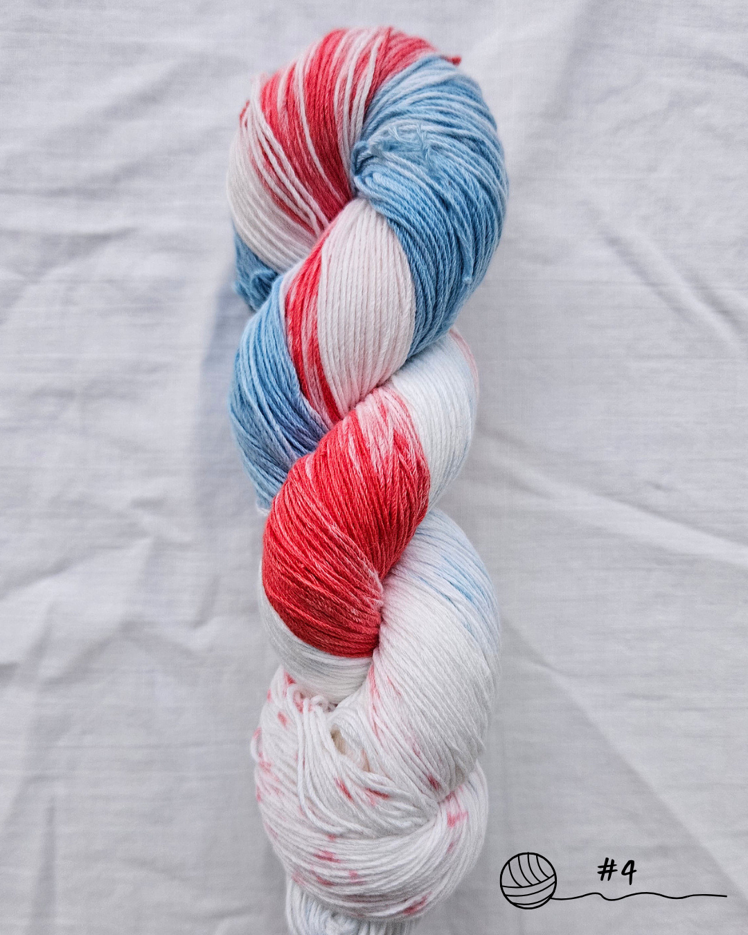 April - Hand Dyed Fingering Cotton