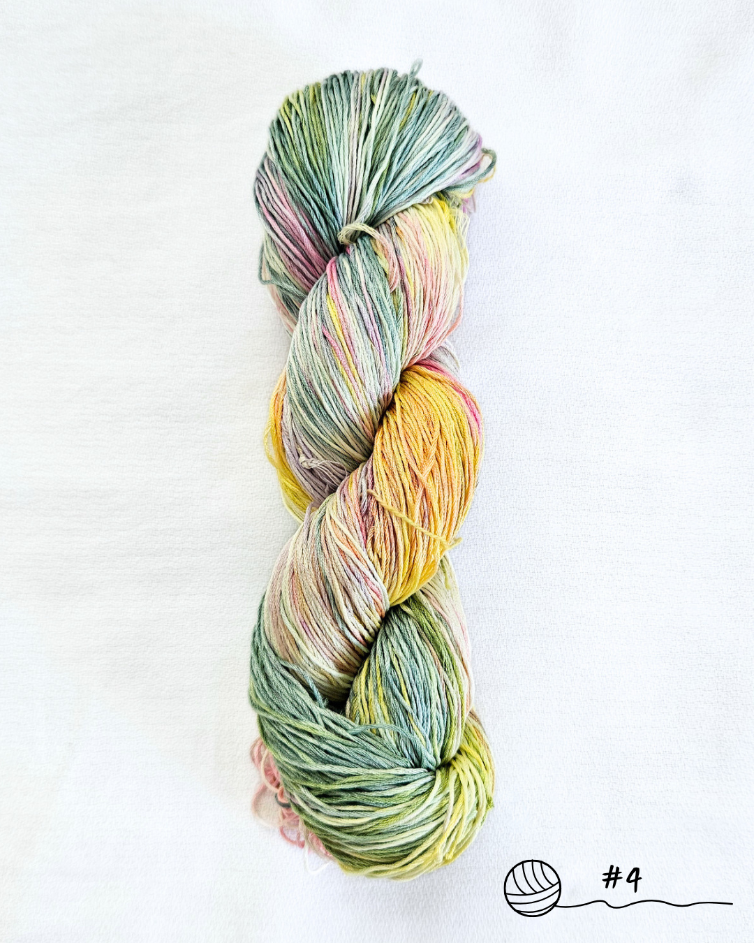 Aura - Hand Dyed Fingering Cotton