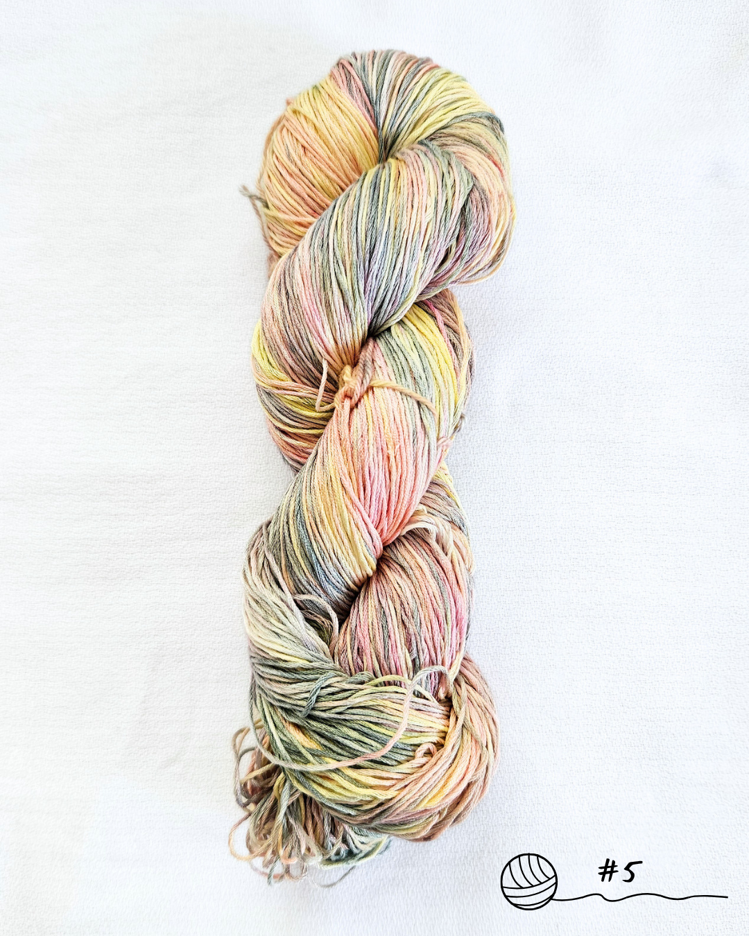 Aura - Hand Dyed Fingering Cotton
