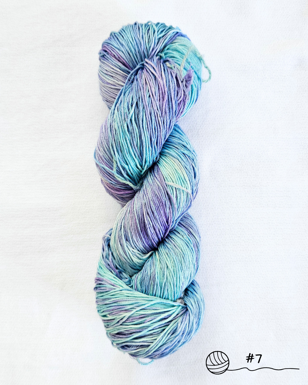 Aura - Hand Dyed Fingering Cotton