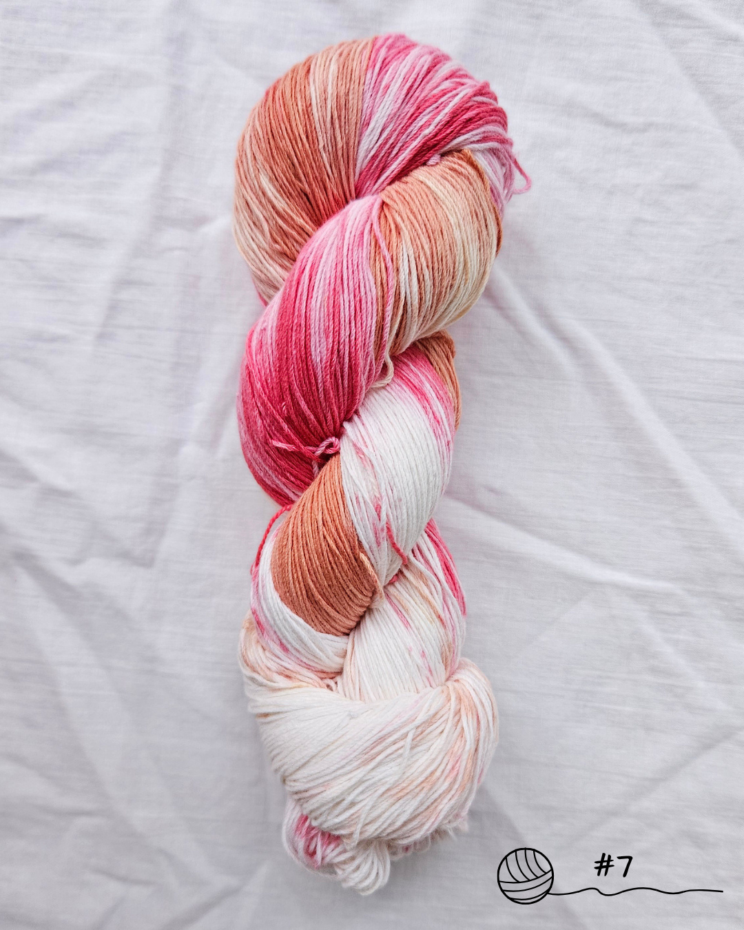 April - Hand Dyed Fingering Cotton