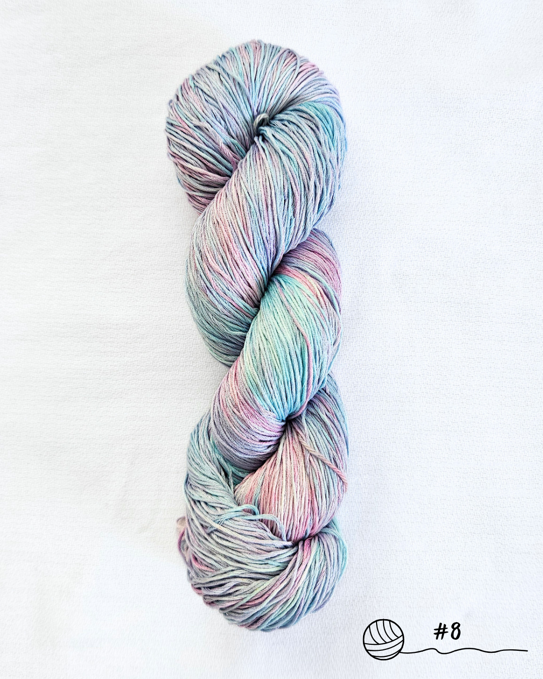 Aura - Hand Dyed Fingering Cotton
